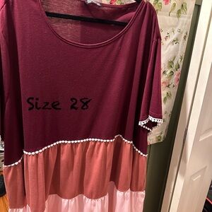 T-shirt material blouse